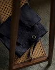 Ugentle Gurkha Linen Shorts — Navy