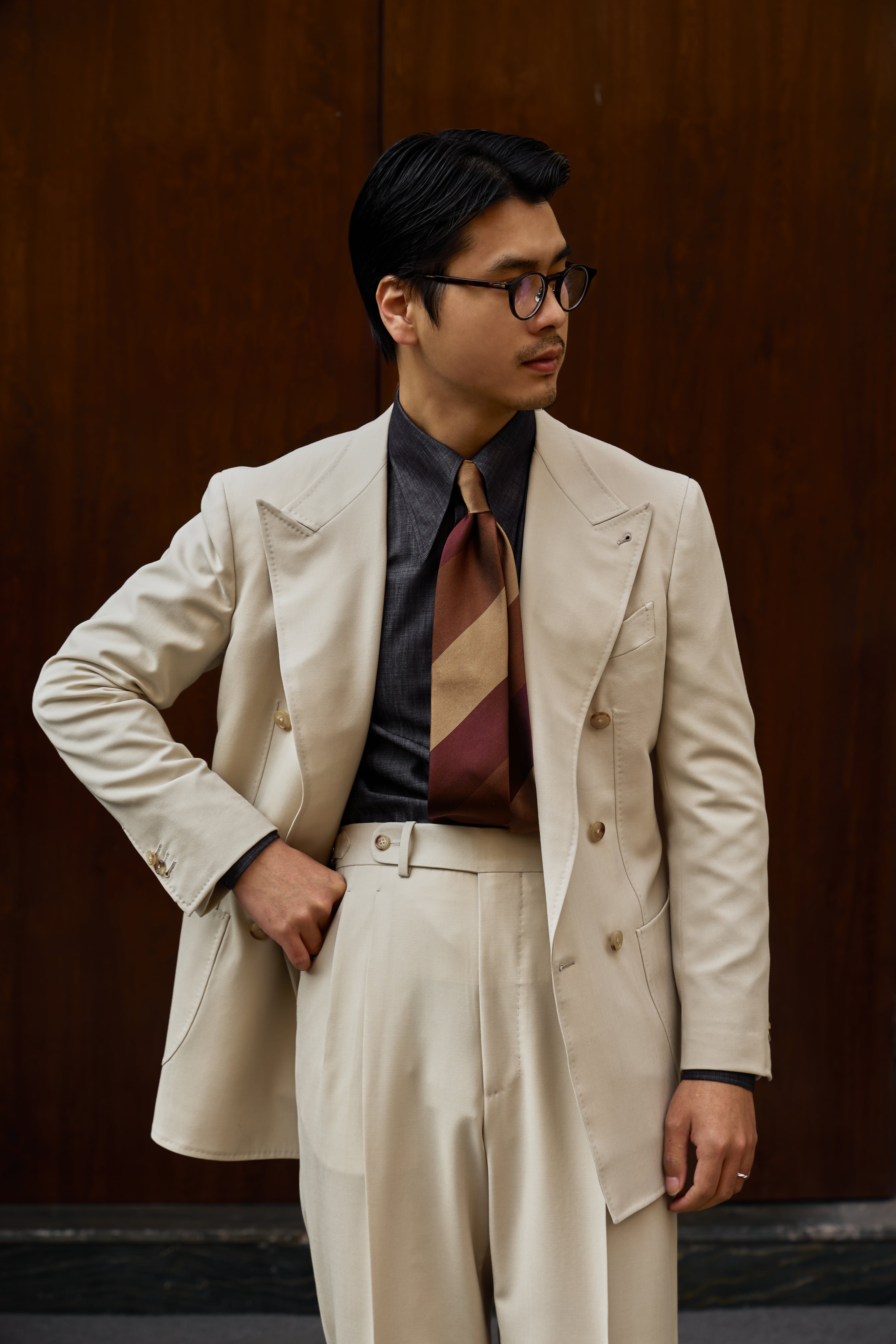 Ugentle Long Point Collar Shirt — Denim – Yearn Shoemaker